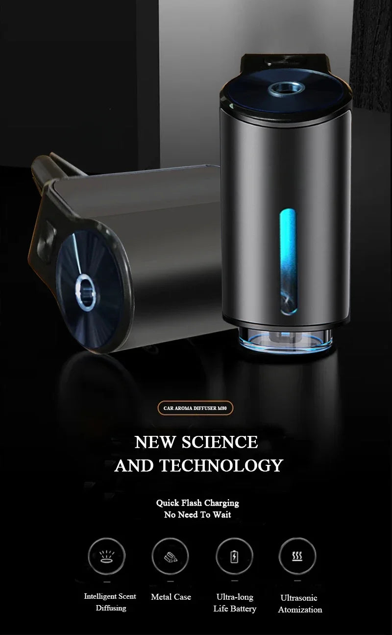 Difusor eléctrico de aromas para coche