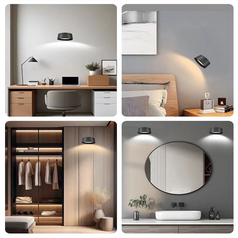 Lámpara LED de pared recargable