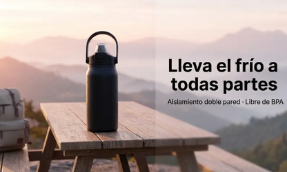 Lleva el frio a todas partes - termo deportivo