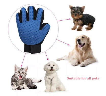 Guantes de Grooming para Mascotas - Limpieza y Cepillado para Perros y Gatos
