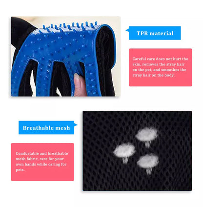 Guantes de Grooming para Mascotas - Limpieza y Cepillado para Perros y Gatos