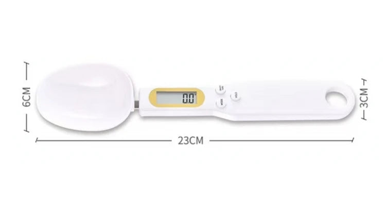 Cuchara báscula digital de cocina | precisión 0,1g - 500g