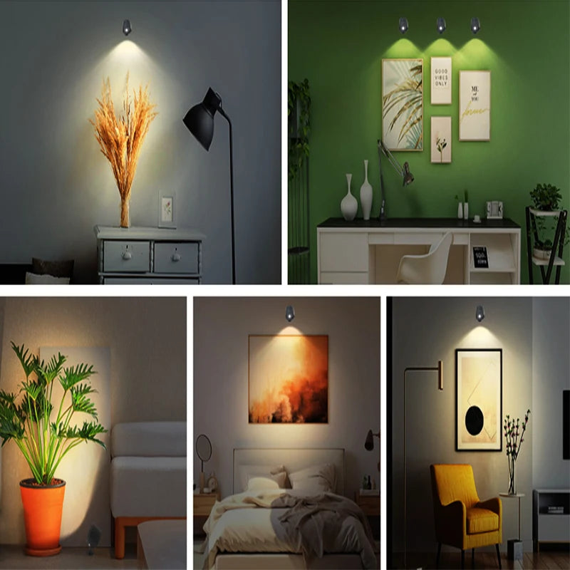 Lámpara LED de pared recargable