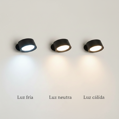 Luz de pared LED - 3 tonos de luz